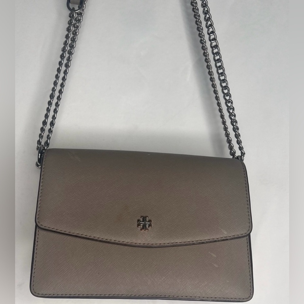 Tori Burch Emerson Envelope Bag- Gray